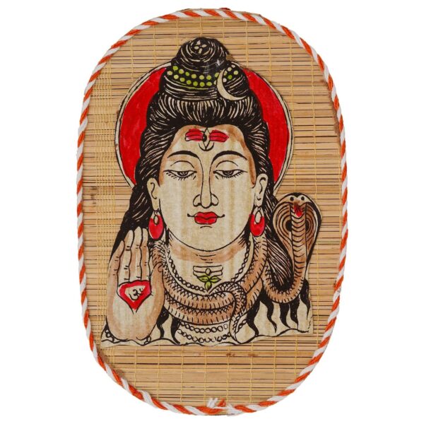 Bamboo Hand Crafted Wall Hangings Of Lord Shiva For Home D?cor | Bamboo Art For Wall D?cor Painting
