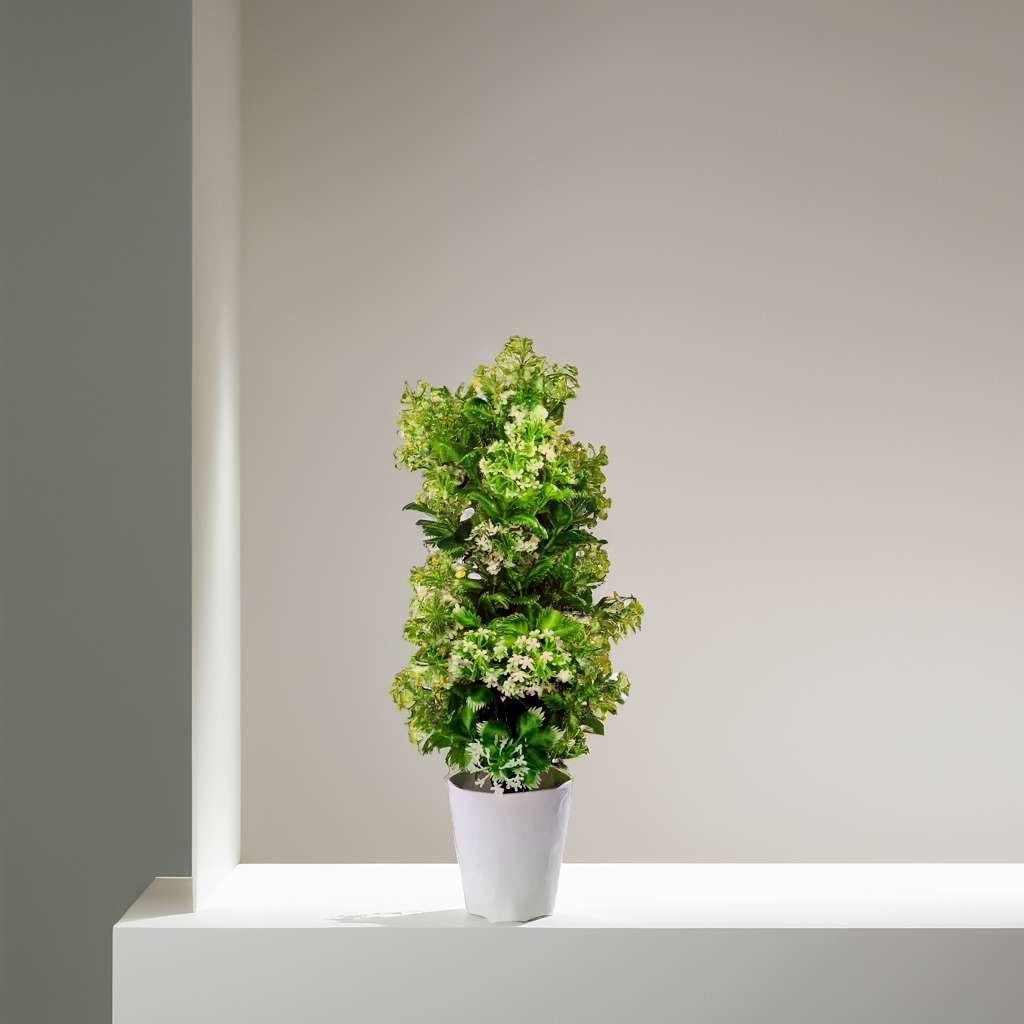 Artificial Plants with Pot Showcase Decoration Plants Flowers | Fake Plant | Artificial Plants for Home Decor Office Gifting Plants Decorative Potted Plants (RV-AP25) - Image 4