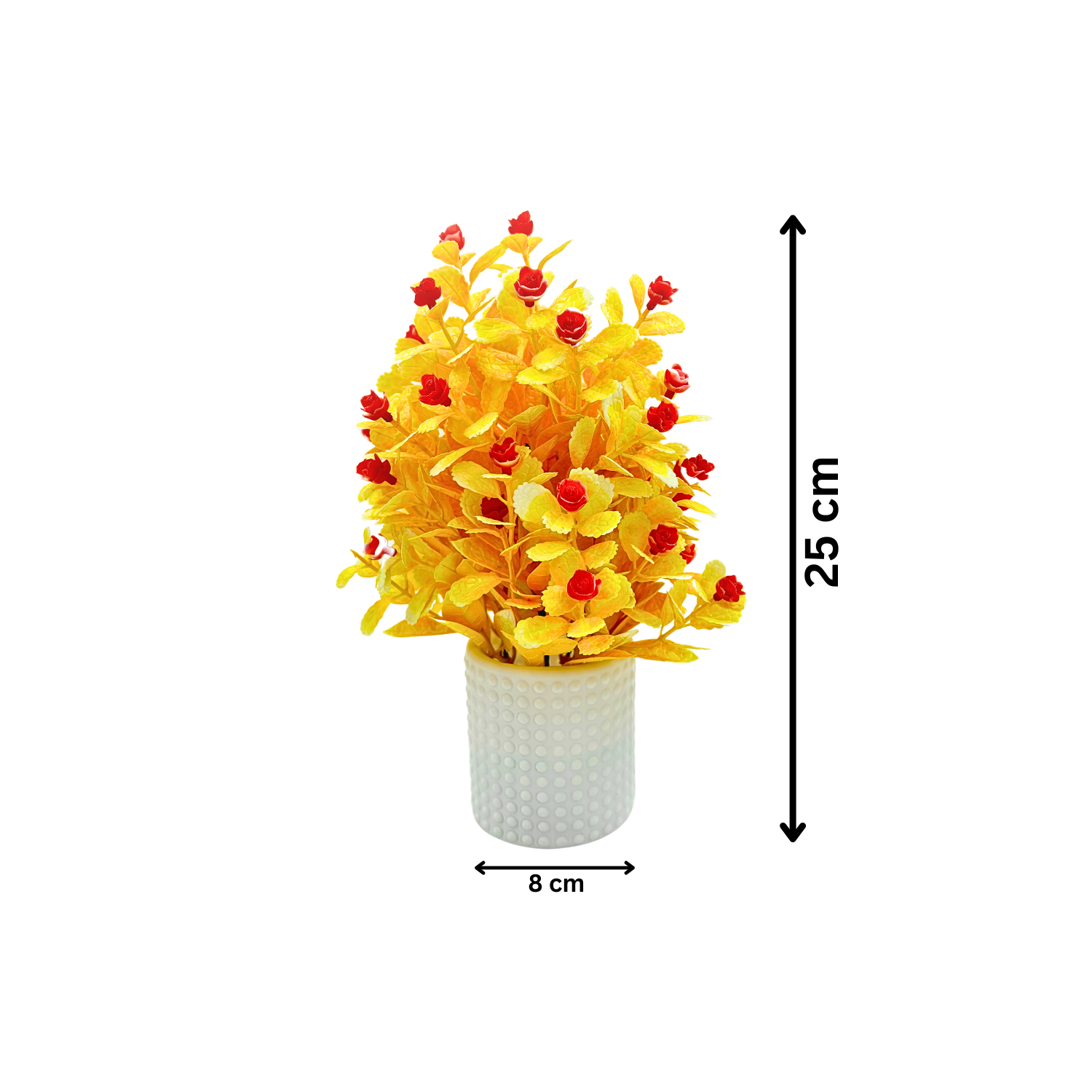 Artificial Plants with Pot Showcase Decoration Plants Flowers | Fake Plant | Artificial Plants for Home Decor Office Gifting Plants Decorative Potted Plants (RV-AP7) - Image 2